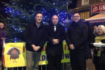 Cllr Christian Cox, Ged Walsh and Peter Anthony- Squires gate